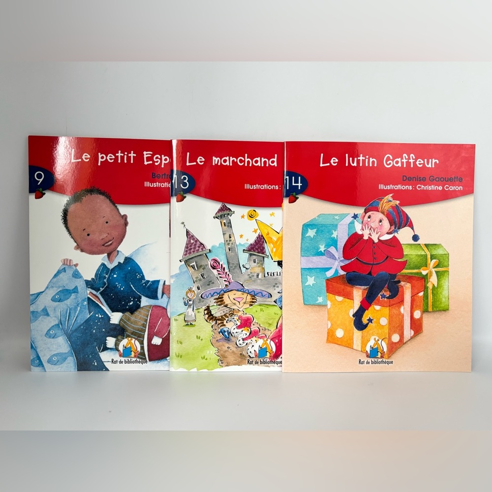 FRENCH 15 Early Readers Books Rat de Bibliothèque Levels 1-2 livres enfants - Picture 3 of 8